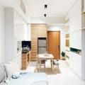 Scandinavian Minimalist Living Room | Product Seen: [Zandy Bench, Zandy Dining Table – W1200 & Campri Side Chair]
